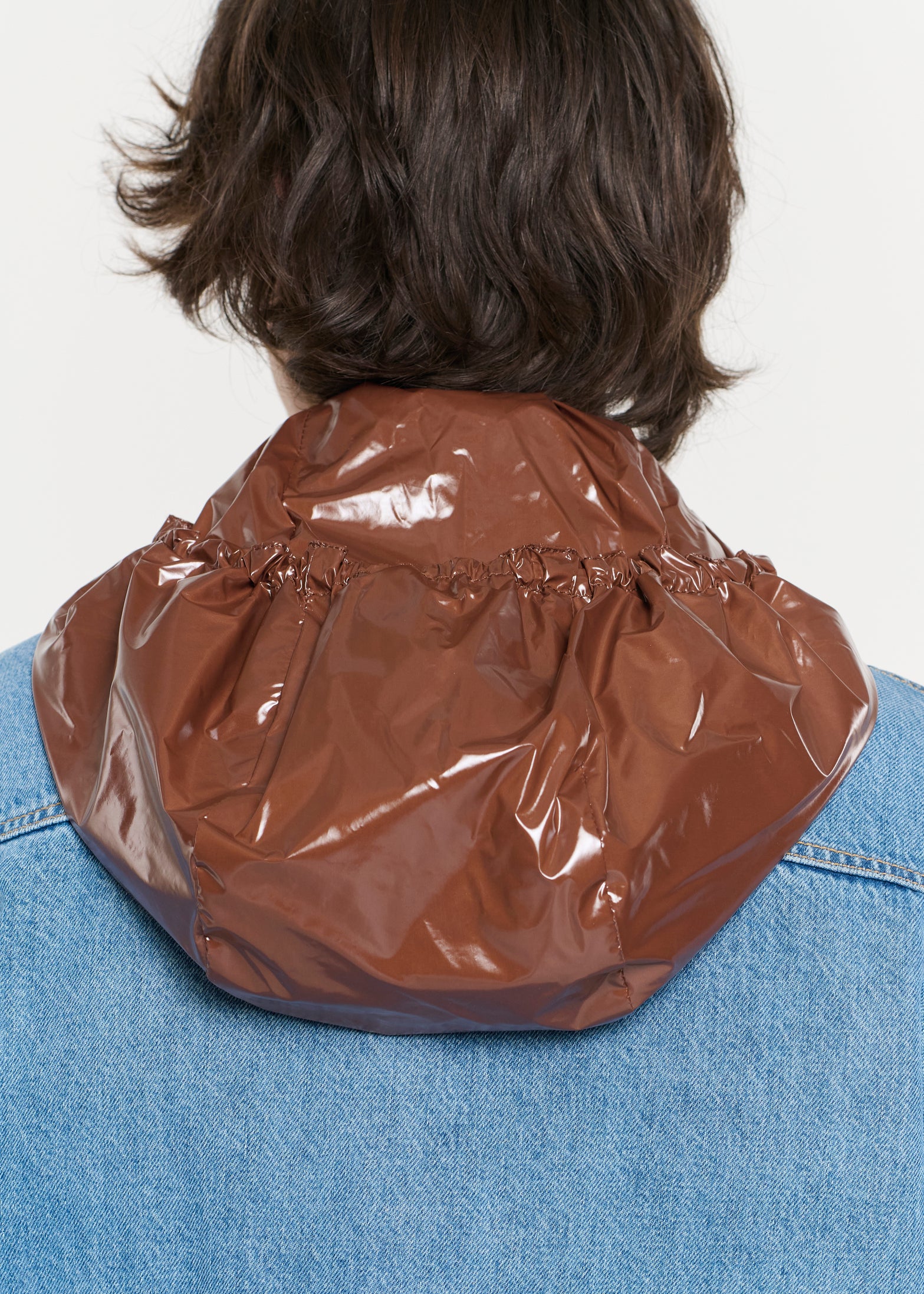 デニム フード付きカーペンタージャケット