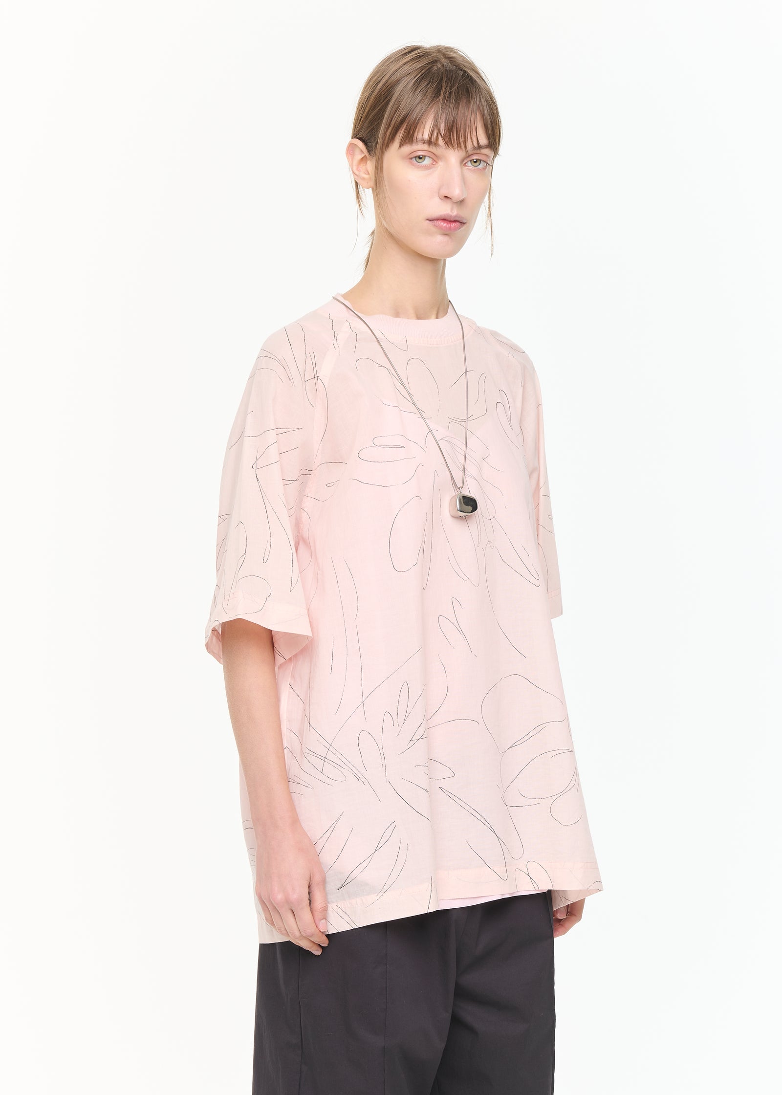 半袖コットンシャツ