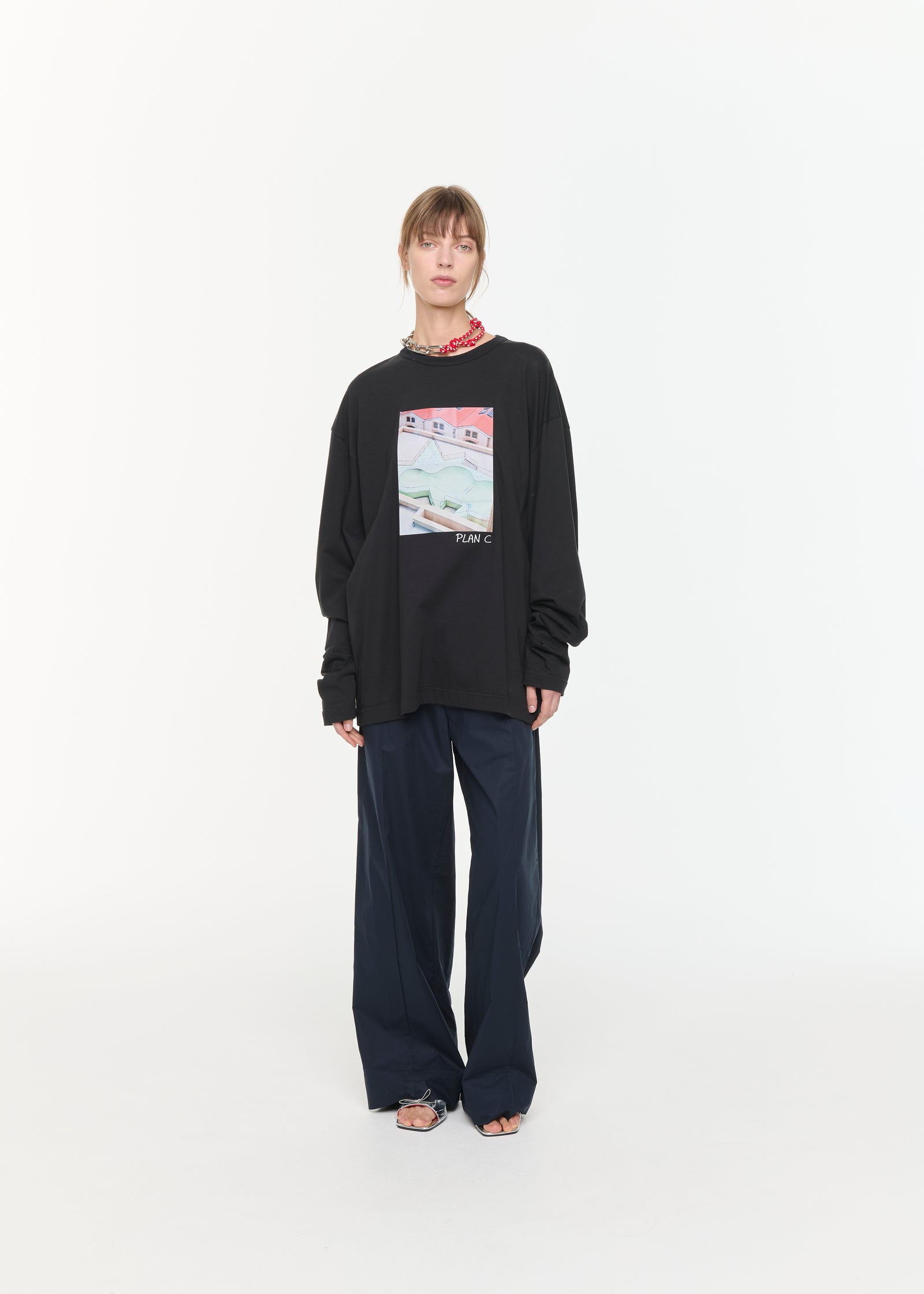 スケートロングスリーブTシャツ