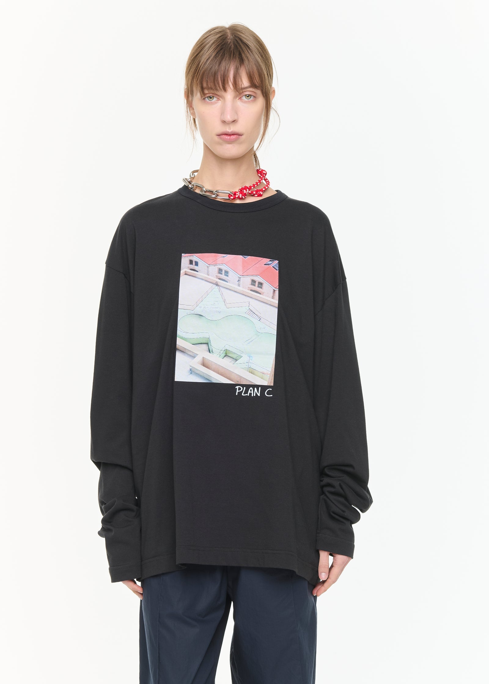 スケートロングスリーブTシャツ