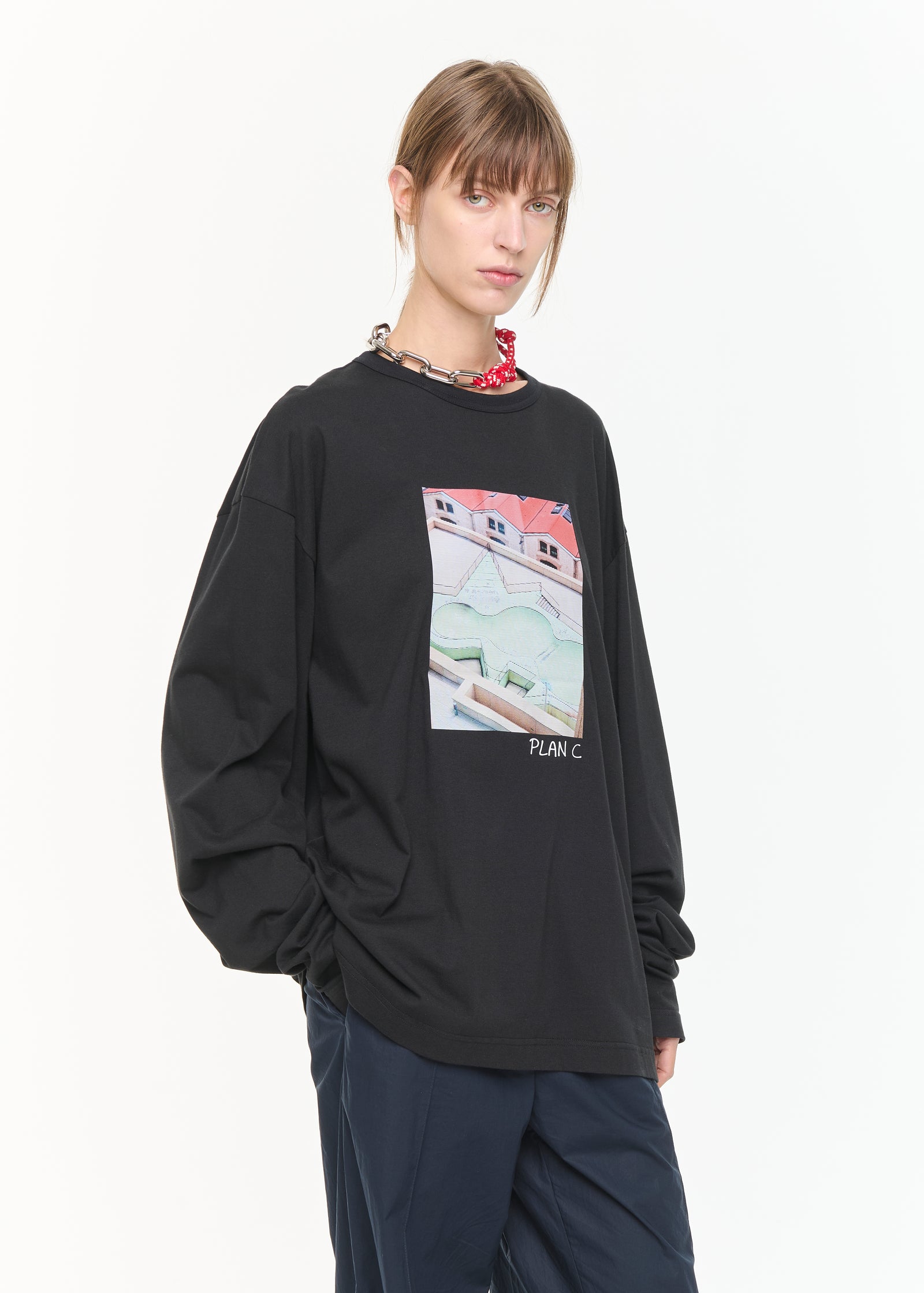 スケートロングスリーブTシャツ