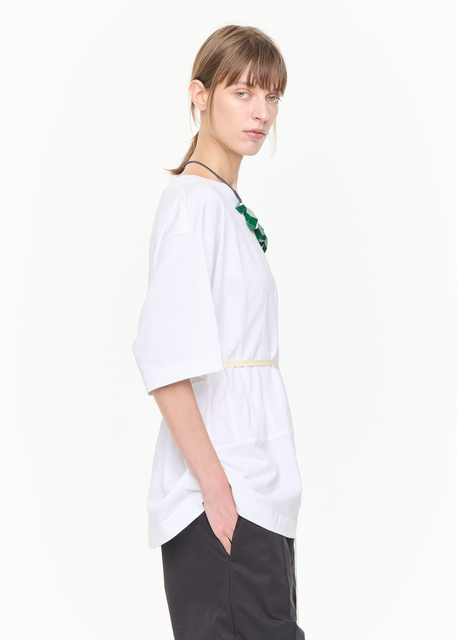 ベルト付きTシャツ