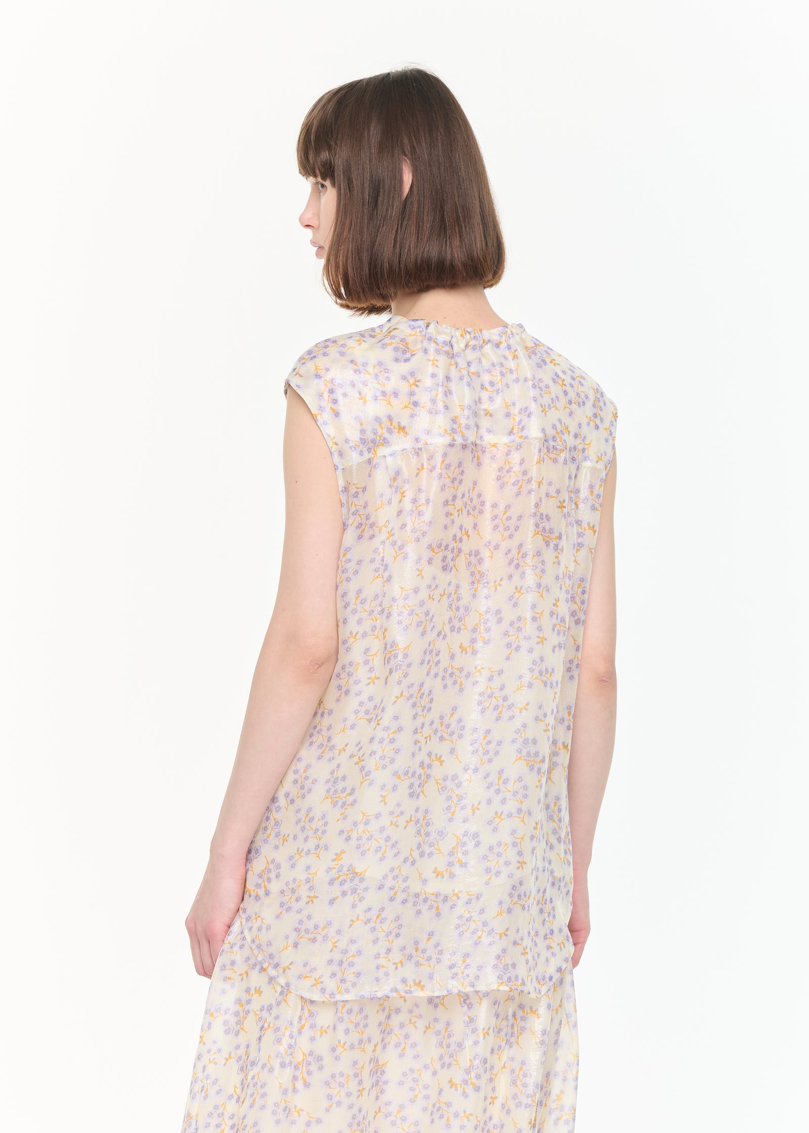 シルクシフォンスカート