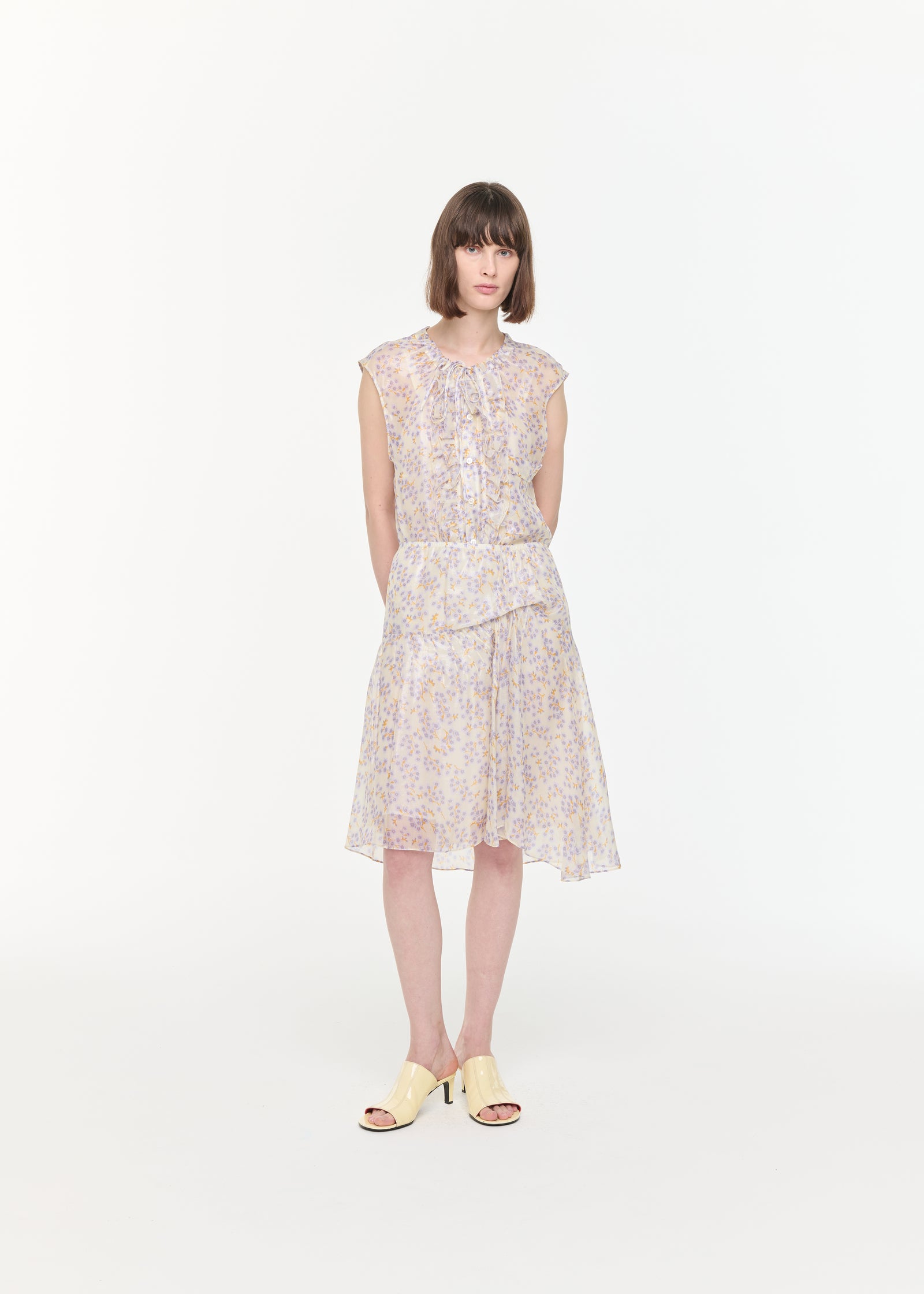 シルクシフォンスカート