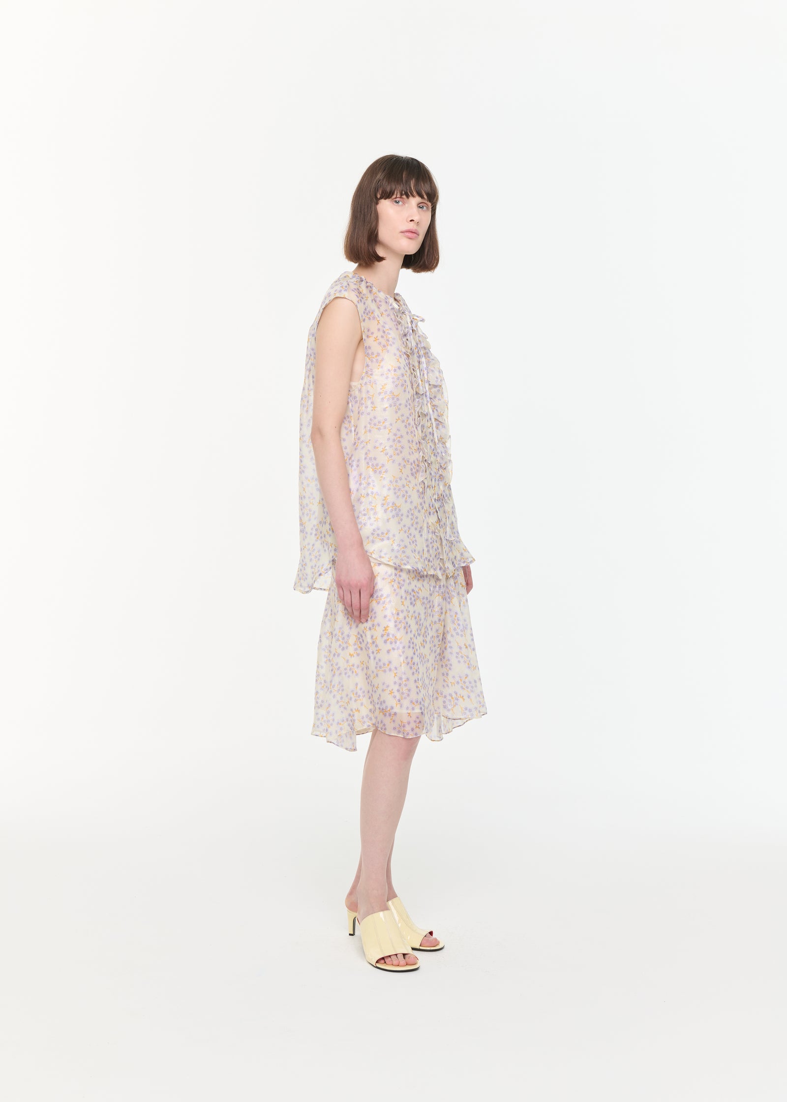 シルクシフォンスカート