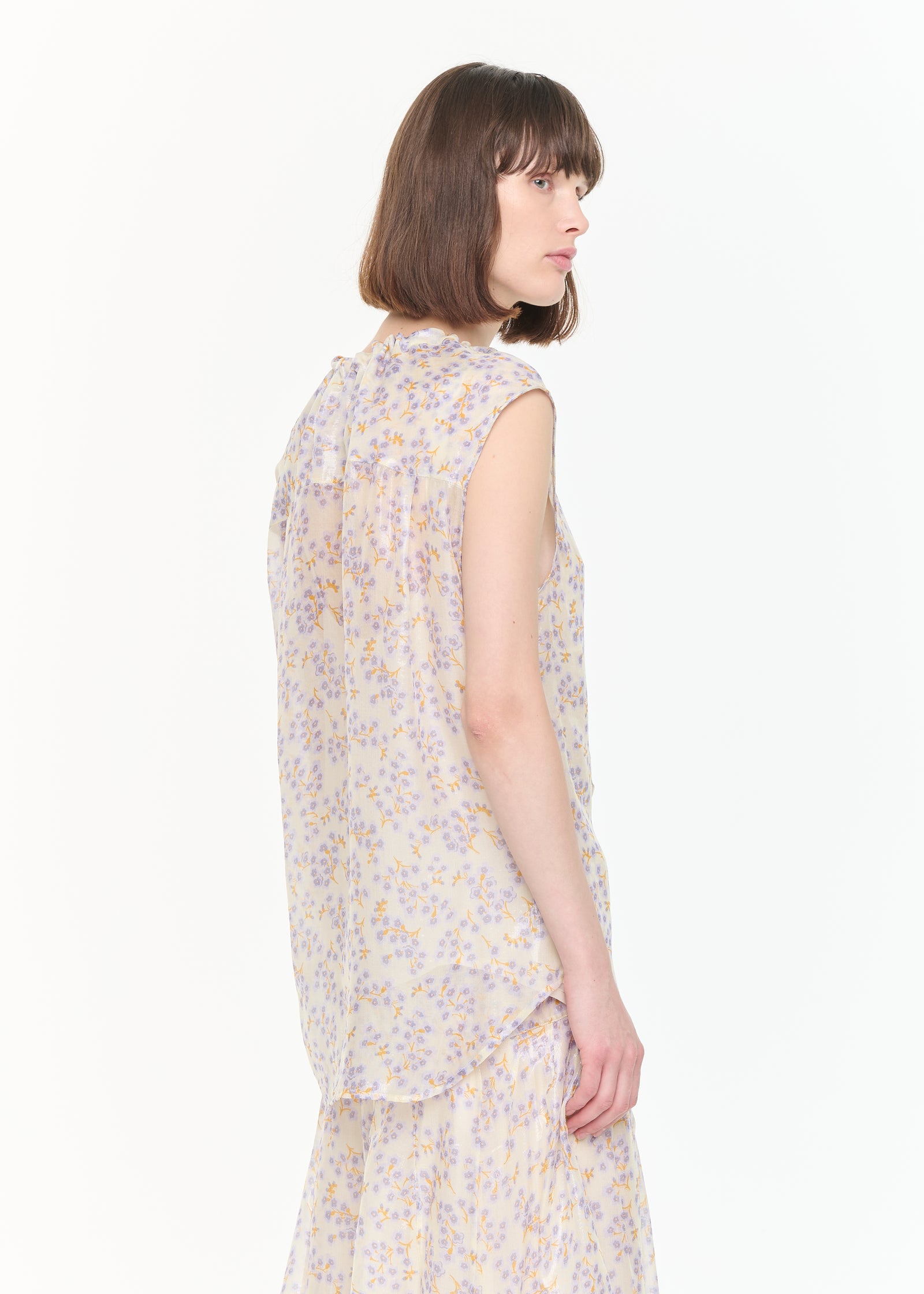 シルクシフォンスカート