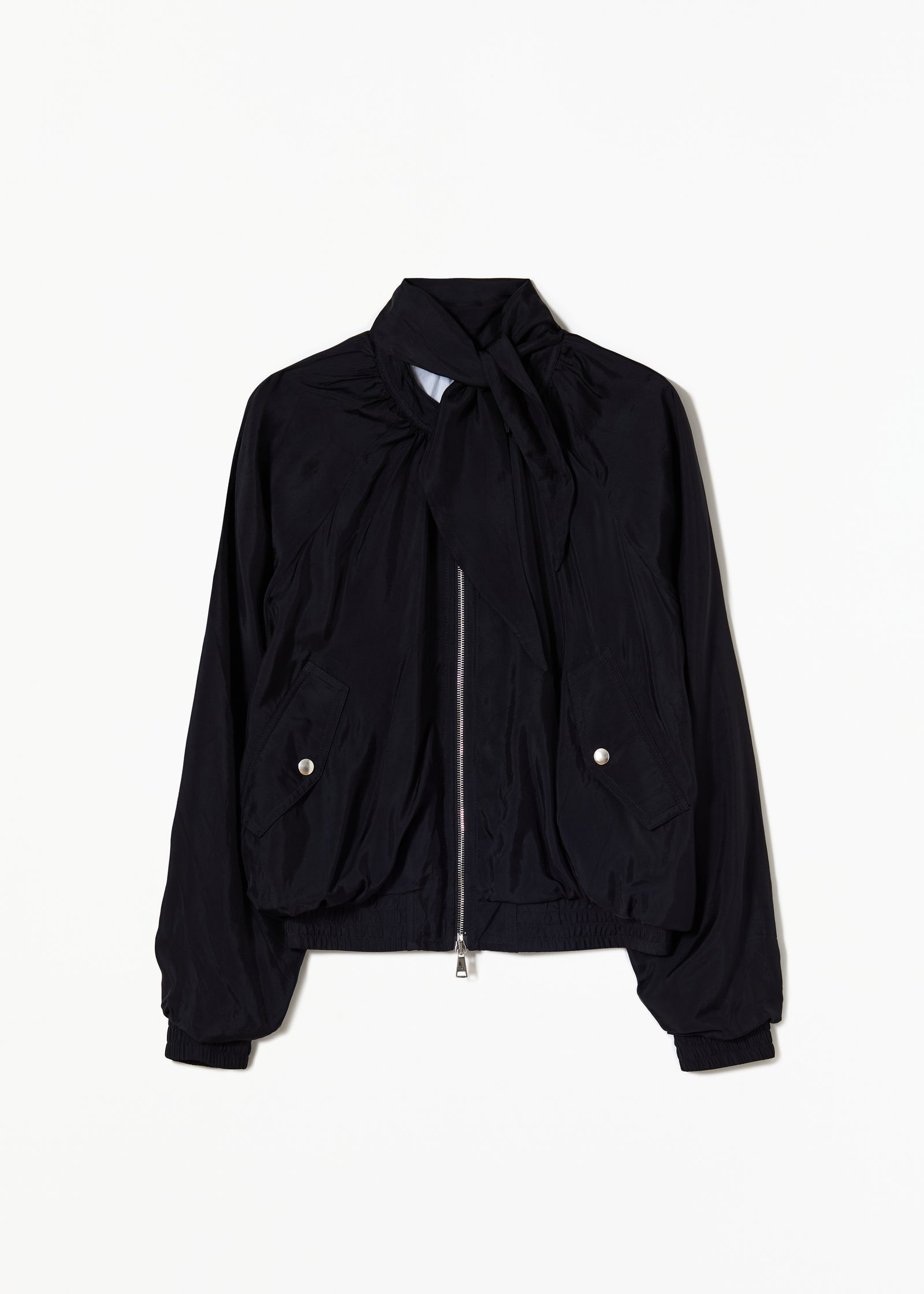 THE FLATS ブラック ボンバージャケット新品 ブルーブラックボンバージャケット
