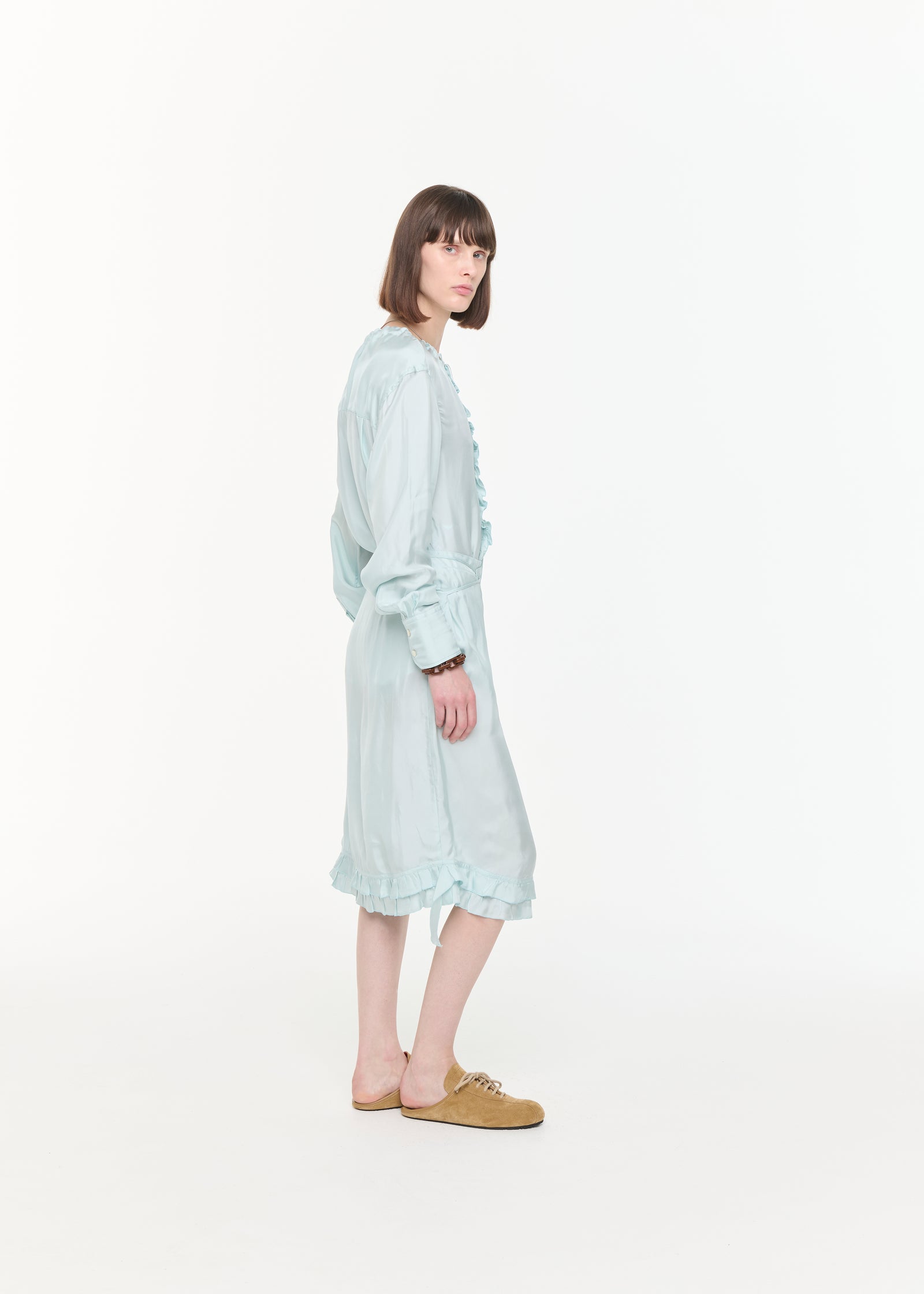 ライトビスコースアシンメトリースカート