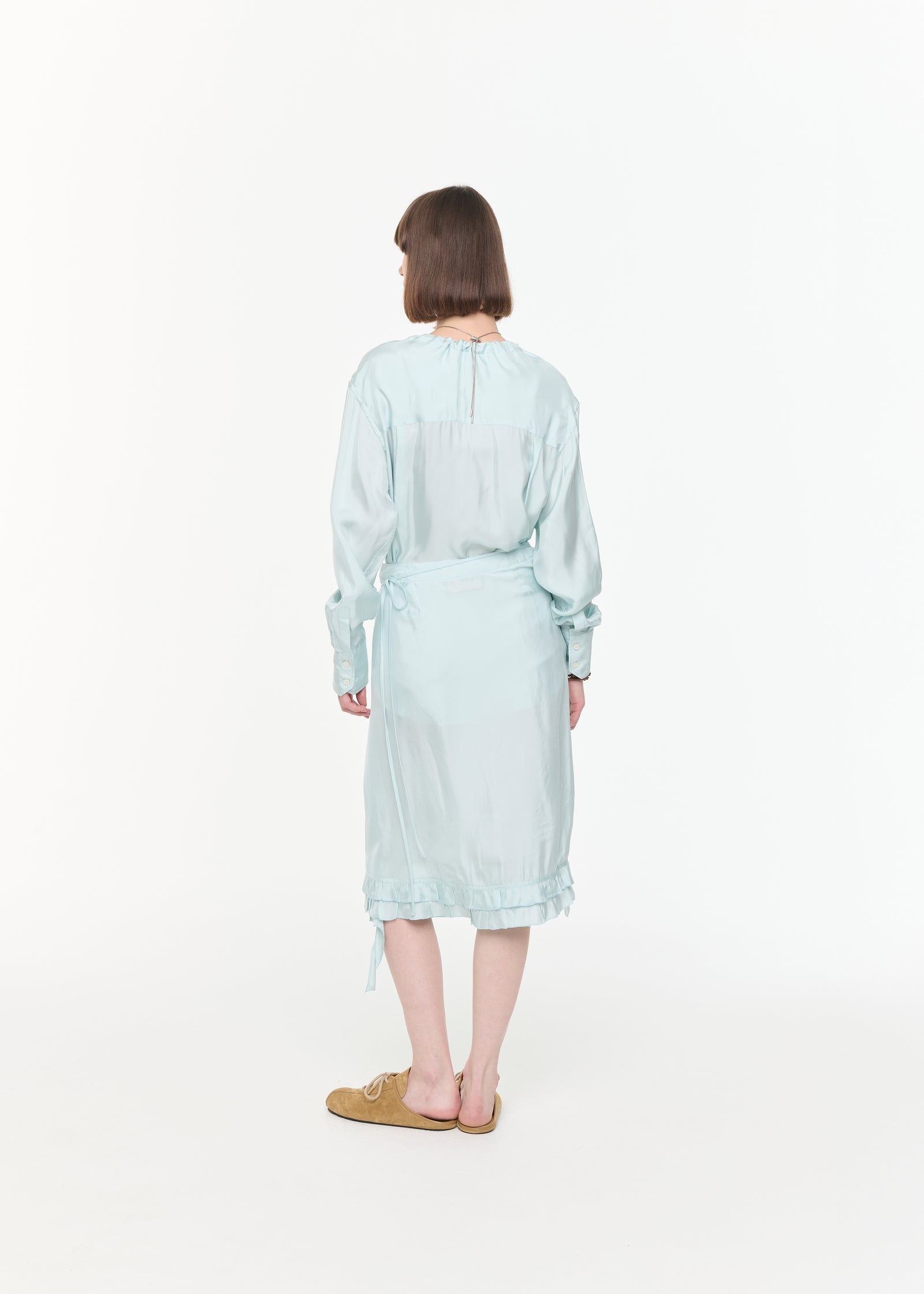 ライトビスコースアシンメトリースカート