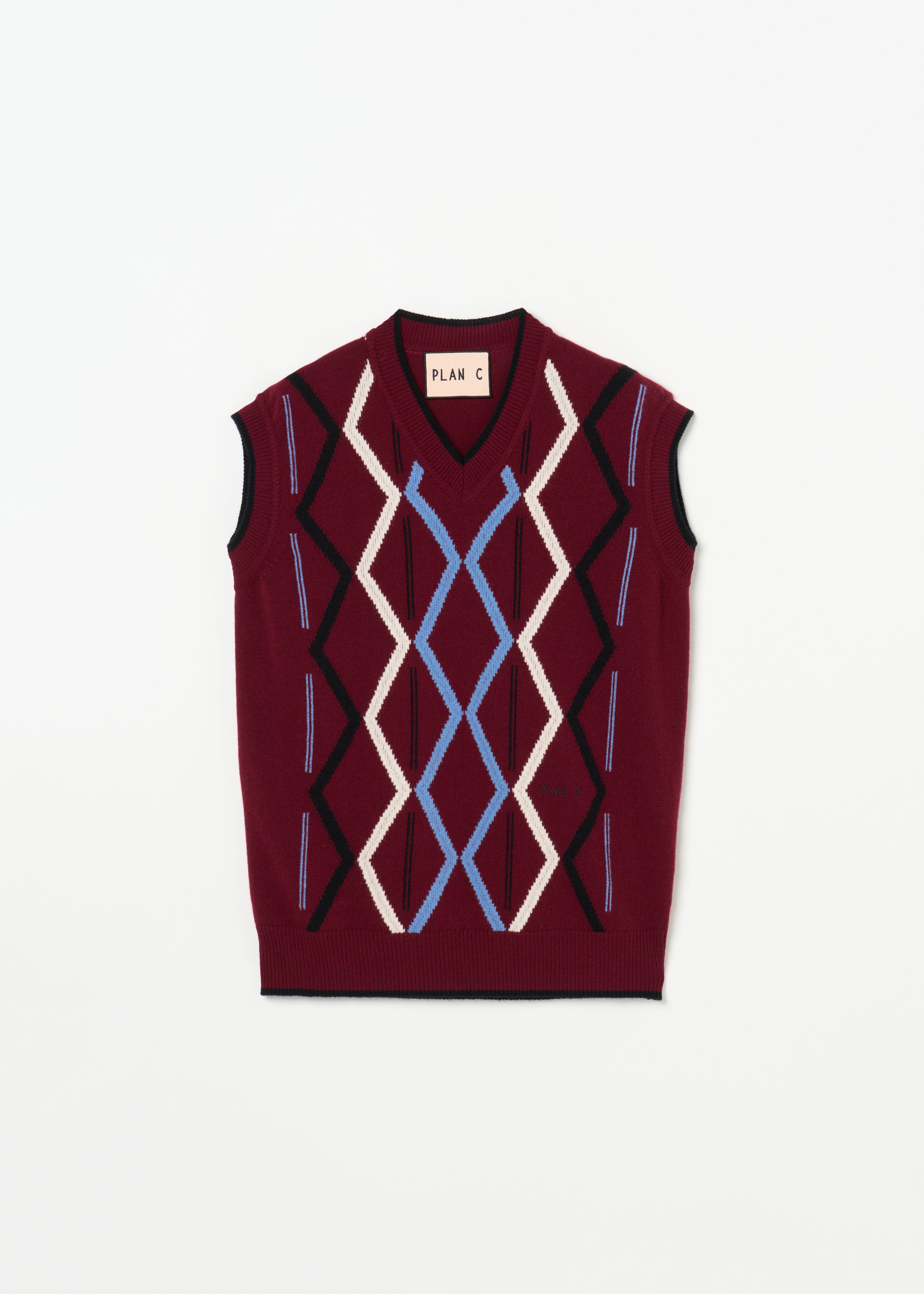 極美品✨PLANC プランシー ニット ベスト ボーダー ウールベスト 青 極美品✨PLANC プランシー ニット ベスト ボーダー ウールベスト 青