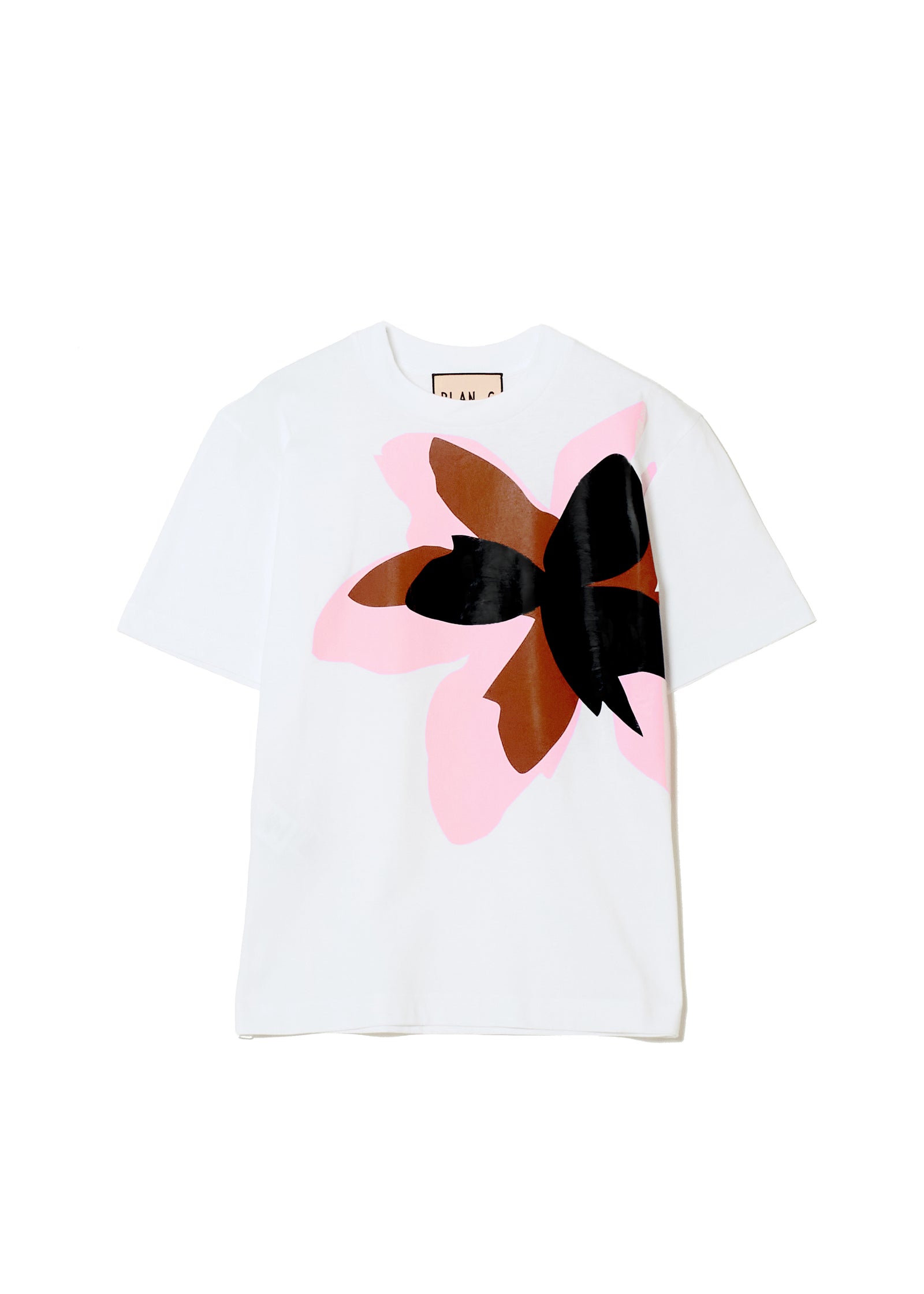 フラワープリントTシャツ