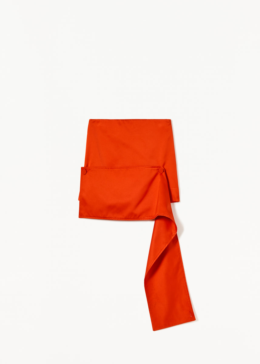 【新品】　PLAN C プランシー　エコレザー切替スカート コーラルレッドダチェスミニスカート | 【Plan C】プラン シー 公式