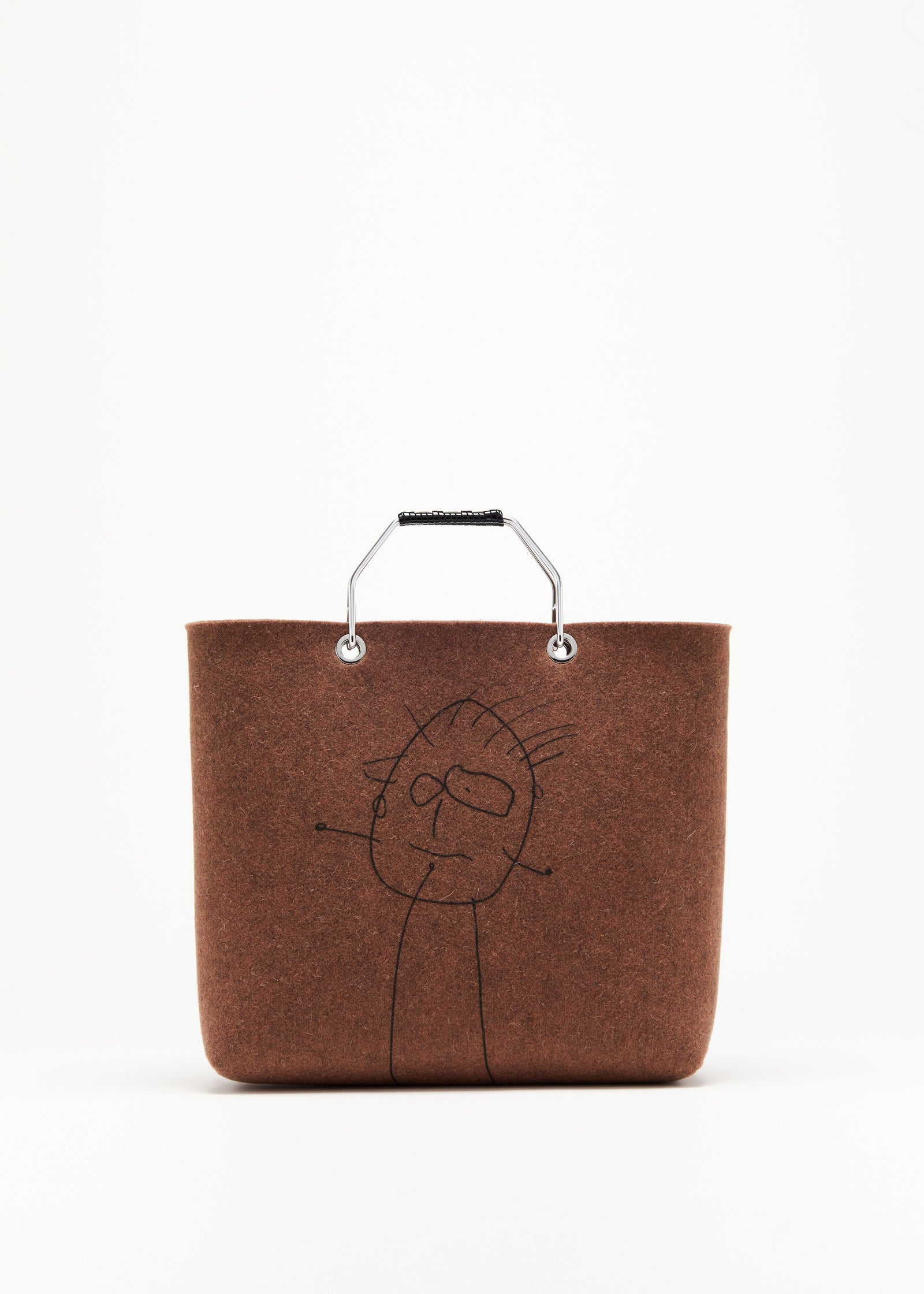 【10月下旬入荷】PILI AND BIANCA ウール フェルト ショッパーバッグ