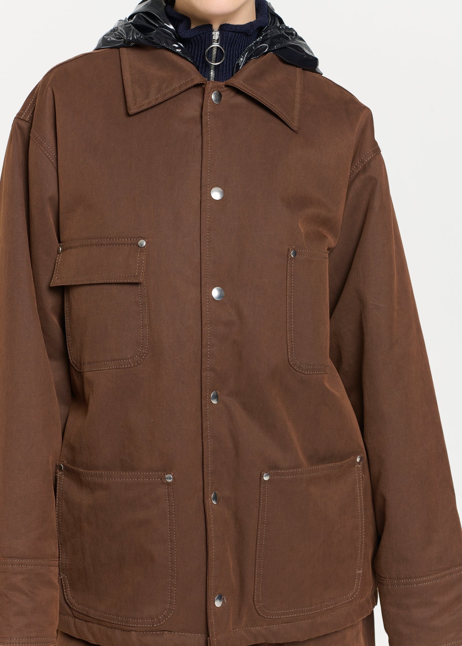 デラヴェコットンツイル カーペンタージャケット