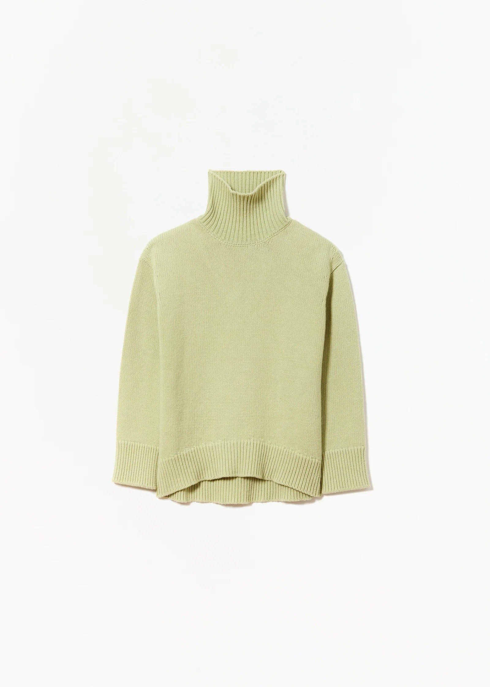 ウールカシミア タートルネックニット