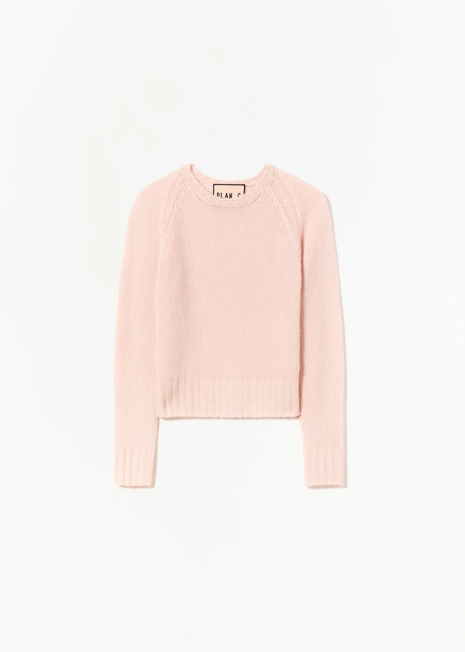 カシミア クルーネックニット