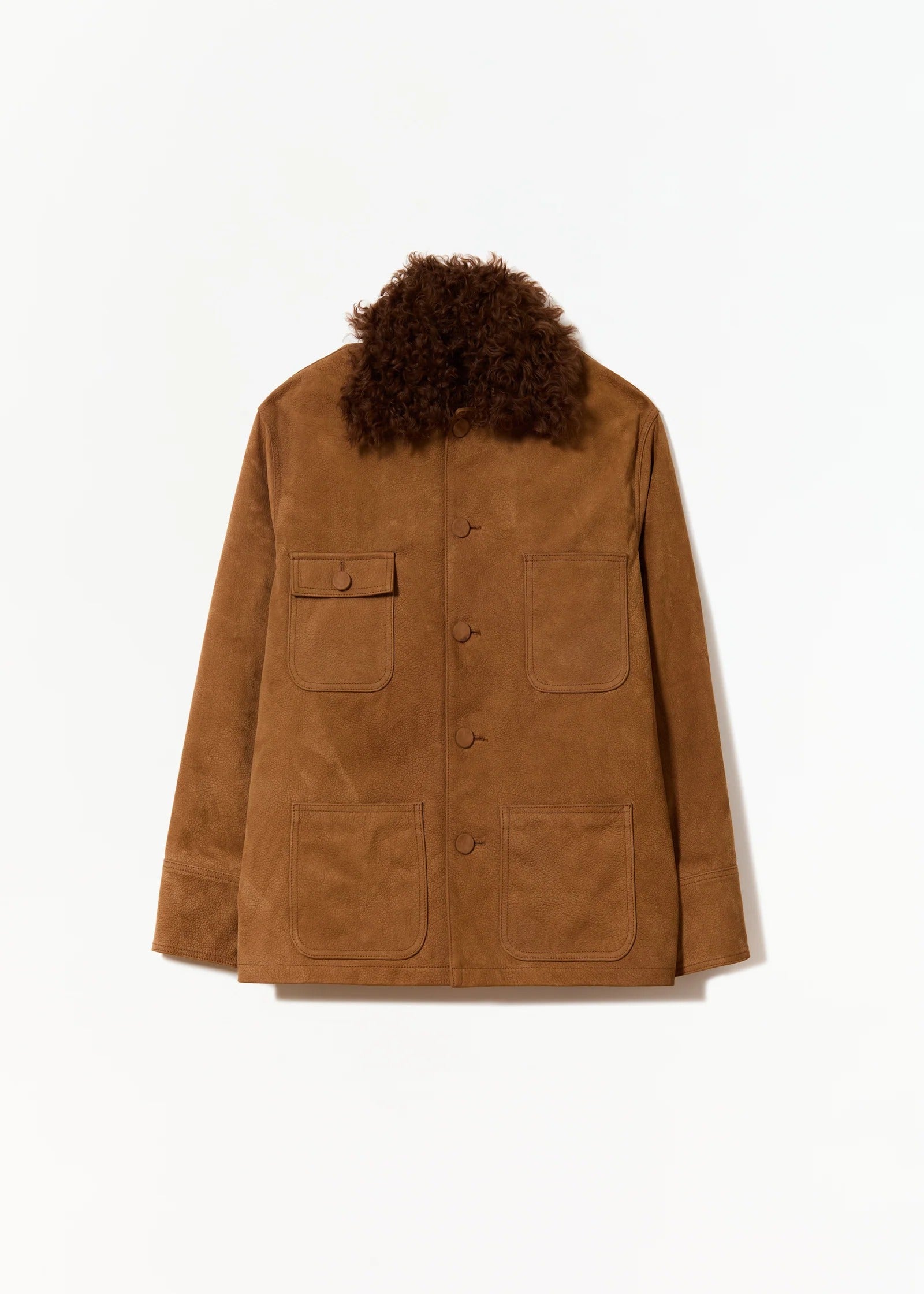 テクスチャーカーフレザージャケット